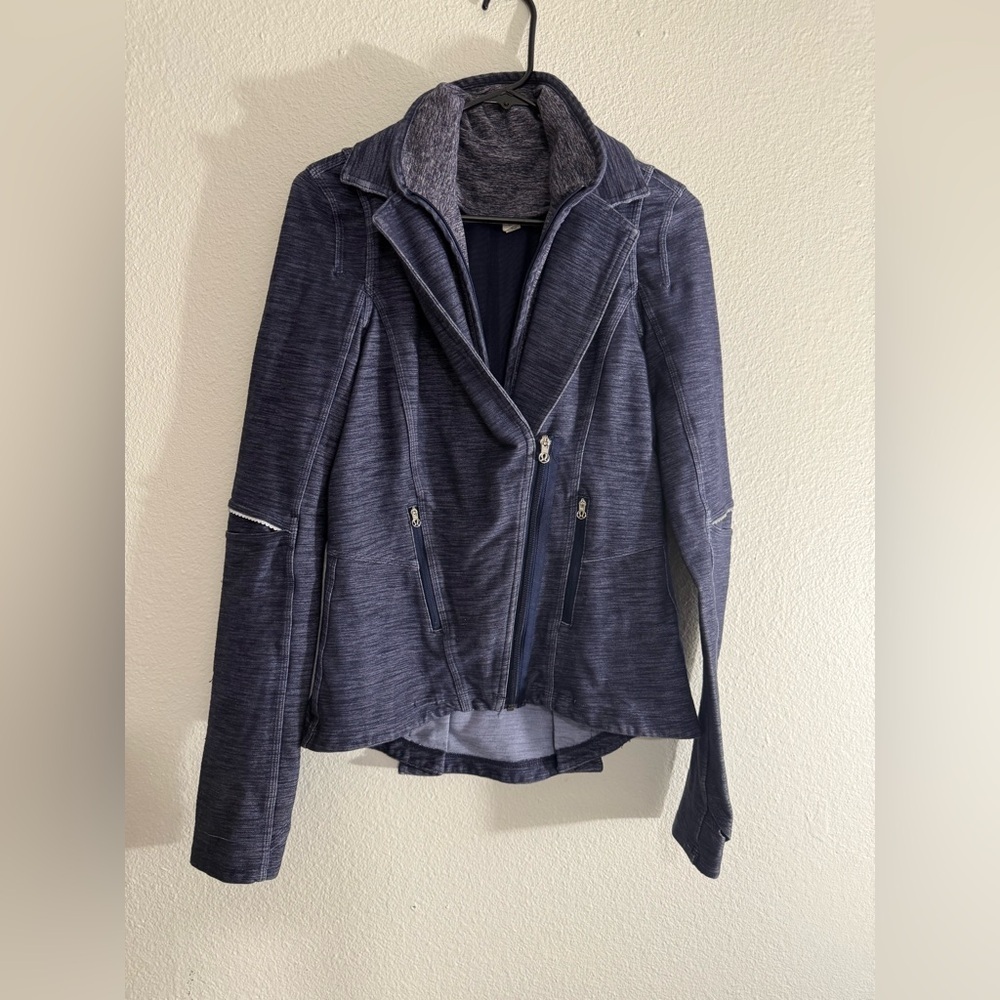 lululemon athletica ride on blazer size 6 Women's Dark Blue Blazer - Picture 2 of 6